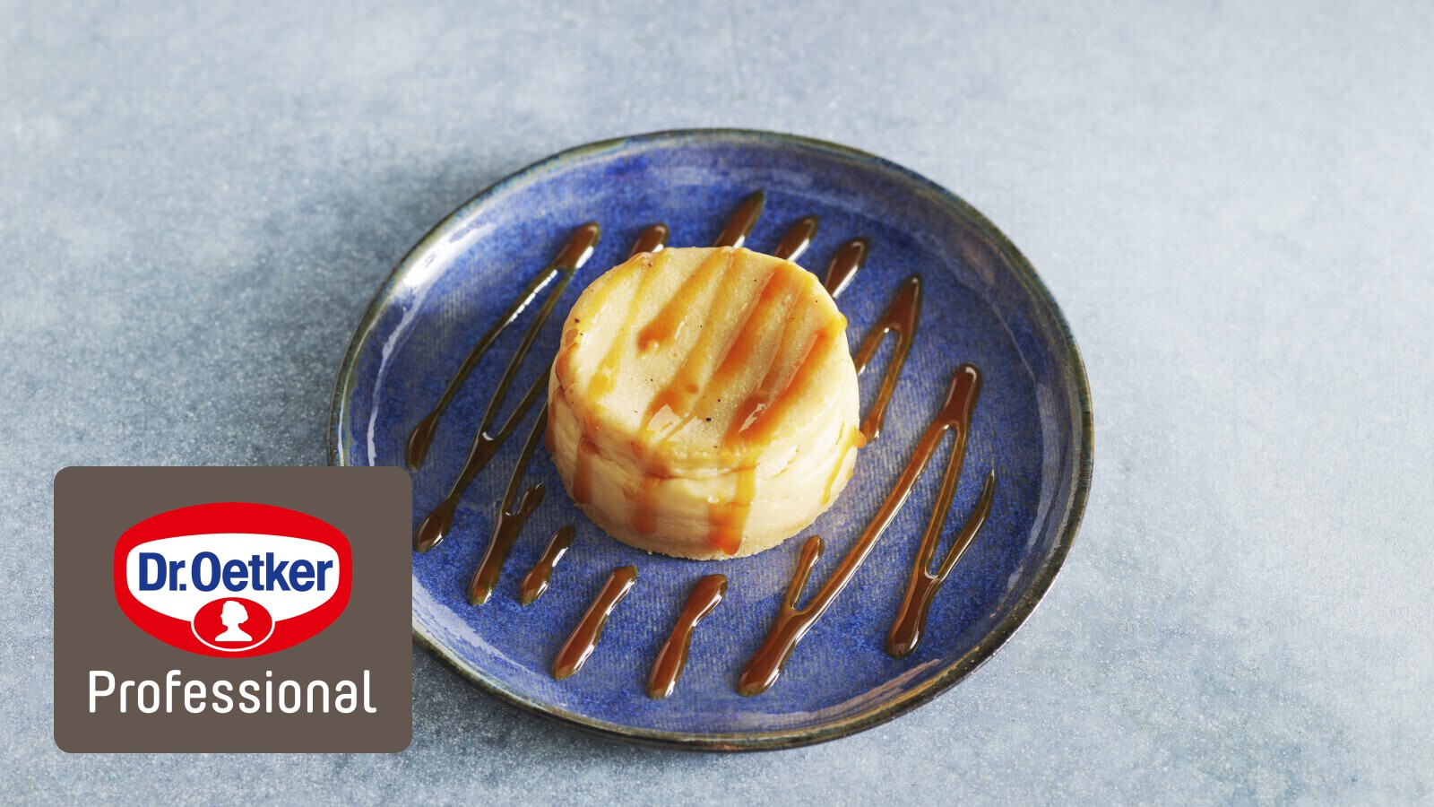 Cheesecake van karamel met karamel zeezout topping