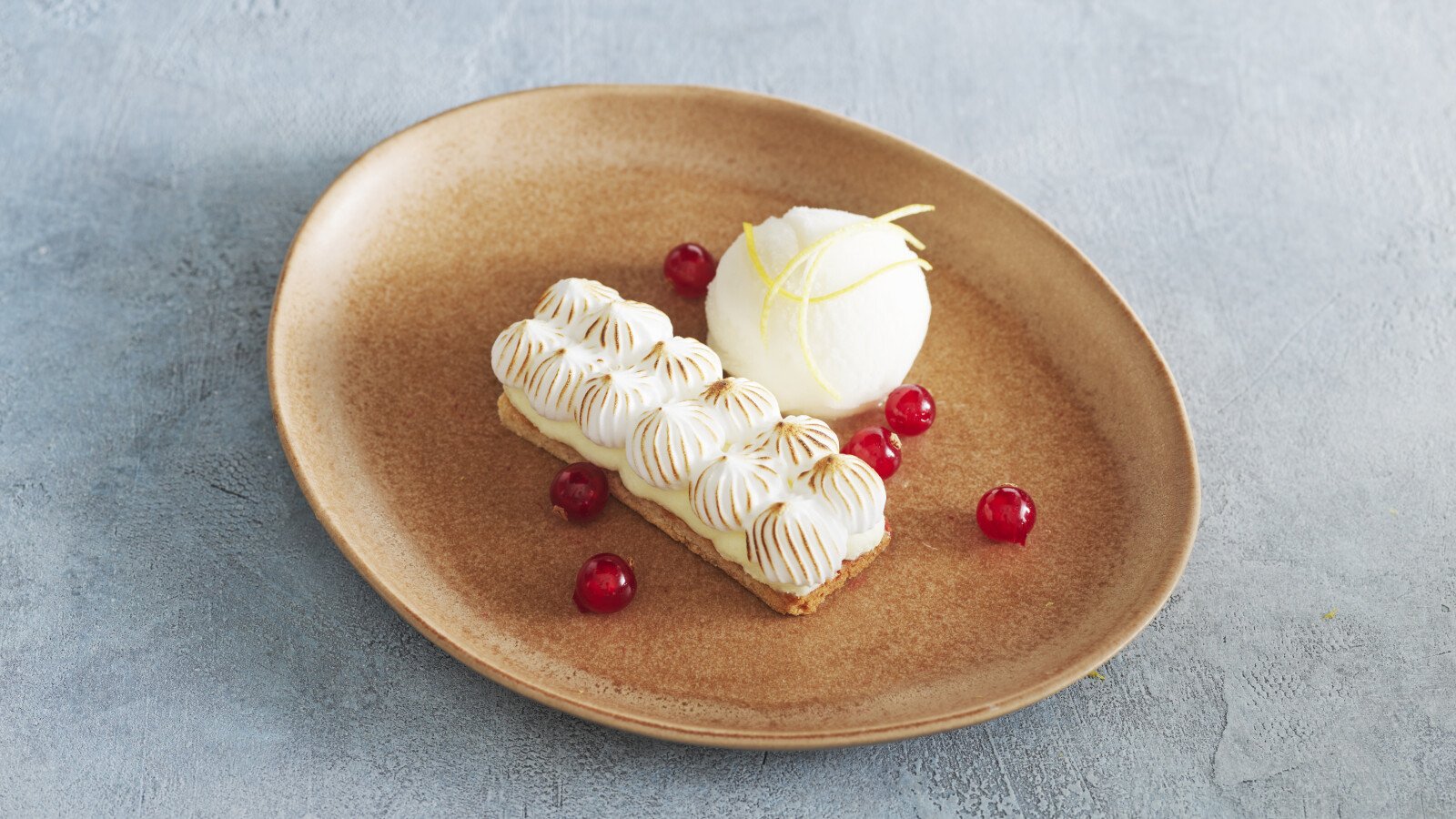 Citroencreatie met meringue_ijs