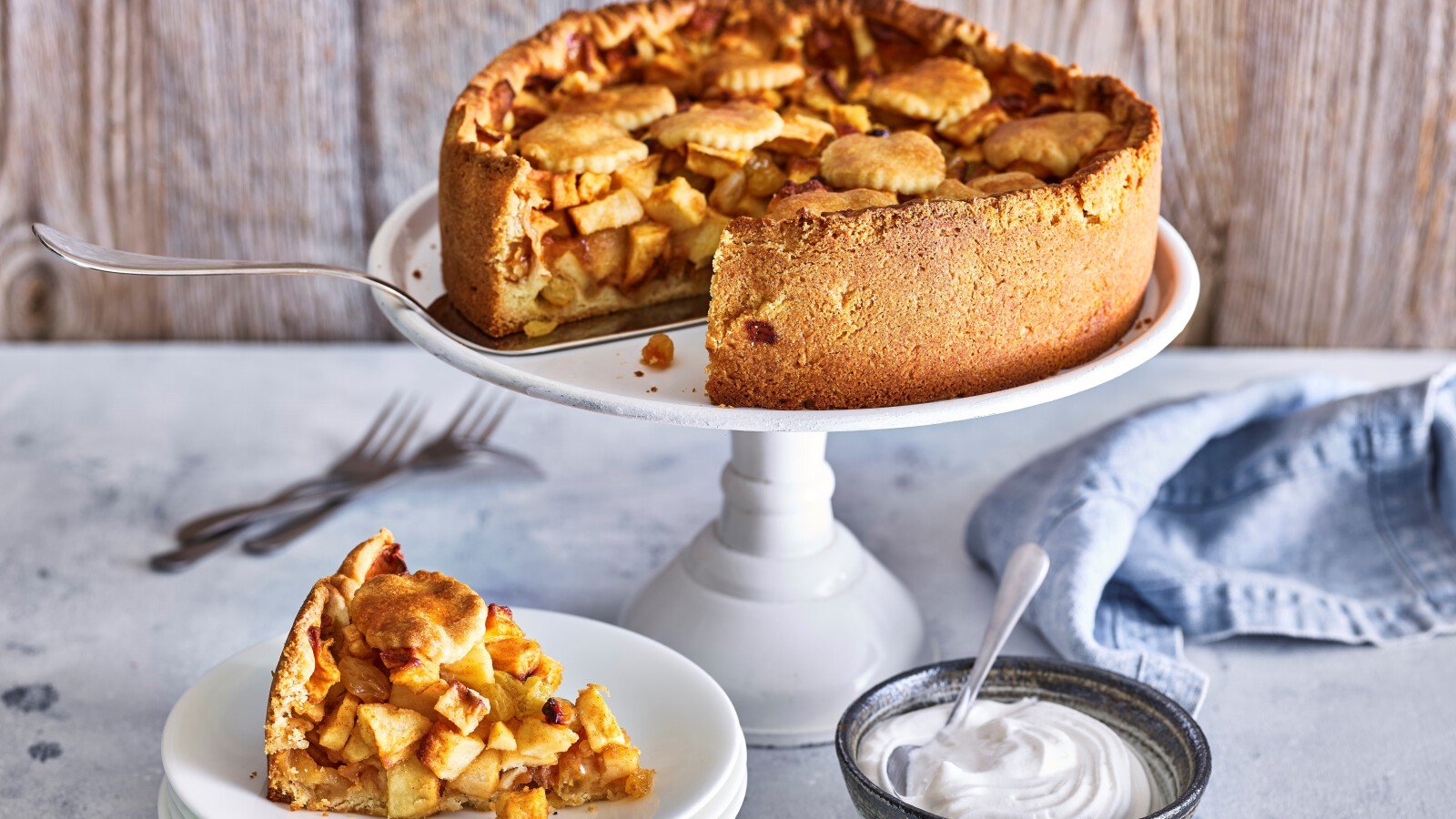 Vegan appeltaart