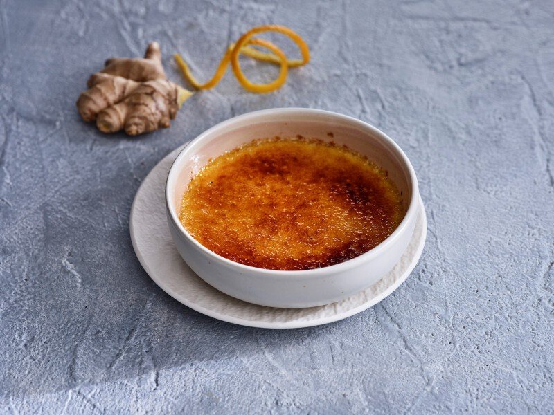 Creme Brulee Gember Sinaasappel